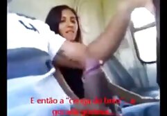 Buxom mulher fazendo vídeo de pornô TS Peyton fodida por soldados Boi